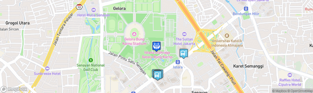 Static Map of Istana Olahraga Gelora Bung Karno