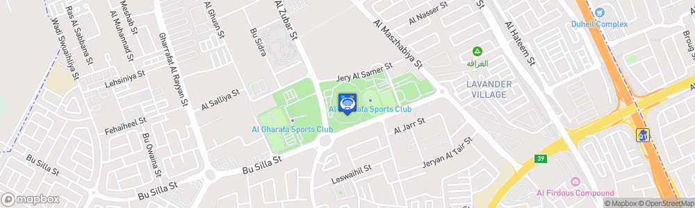 Static Map of Thani bin Jassim Stadium