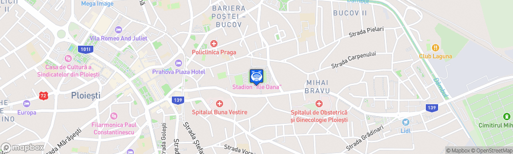 Static Map of Stadionul Ilie Oană