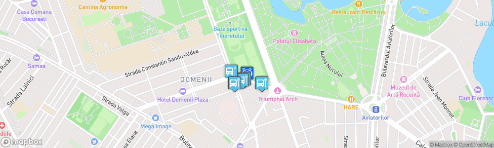 Static Map of Stadionul Naţional de Rugby Arcul de Triumf