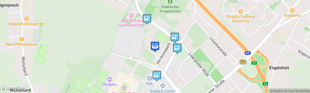 Static Map of SparkassenPark Mönchengladbach