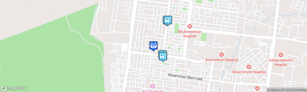 Static Map of Rourkela Stadium