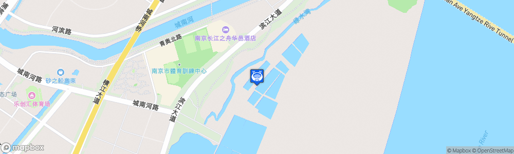 Static Map of Nanjing Youth Olympic Sports Park Stadium