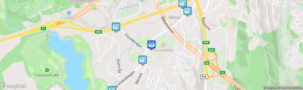 Static Map of Fana Stadion