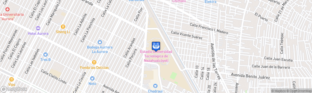 Static Map of Estadio Neza 86