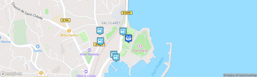 Static Map of Stade du Fort Carré