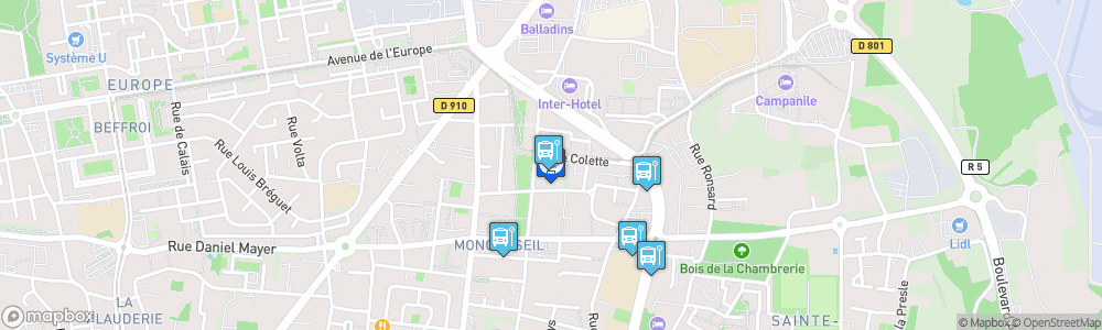 Static Map of Halle MonConseil