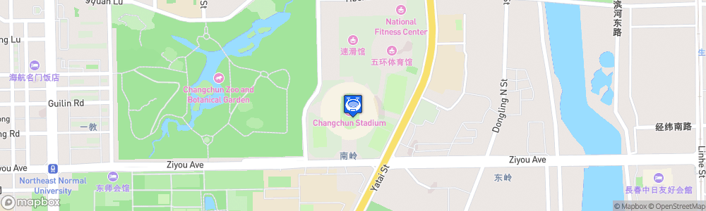 Static Map of Changchun Stadium