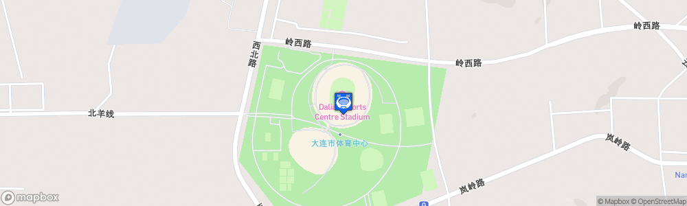 Static Map of Dalian Sports Centre Stadium