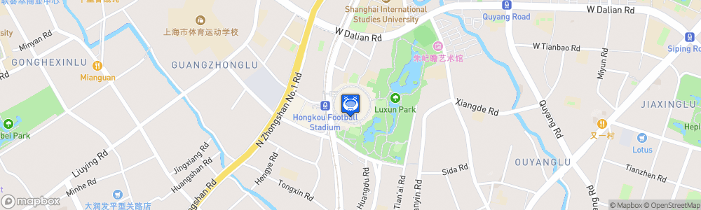 Static Map of Hongkou Football Stadium