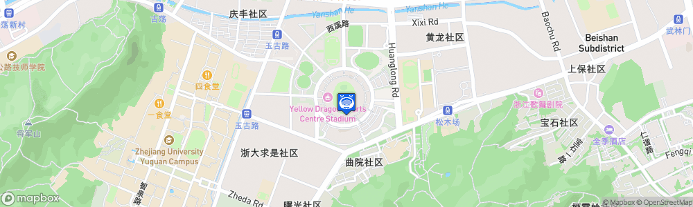 Static Map of Yellow Dragon Sports Center Stadium
