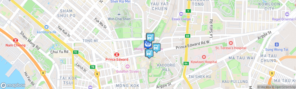 Static Map of Mong Kok Stadium