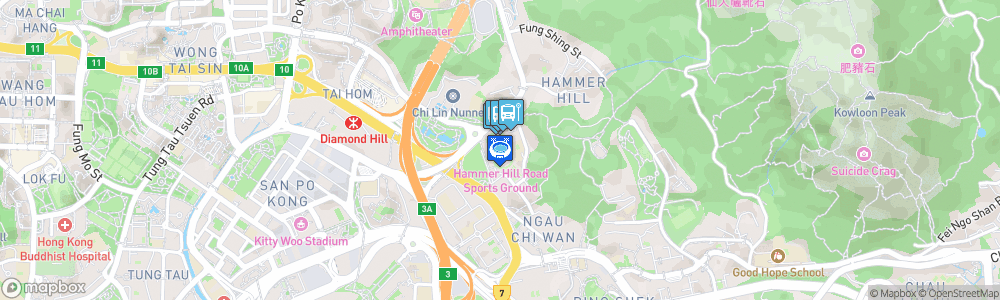 Static Map of Hammer Hill Road Sports Ground