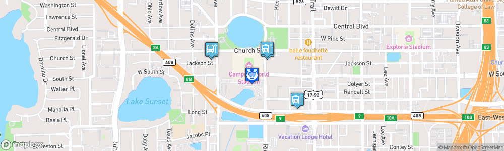 Static Map of Camping World Stadium