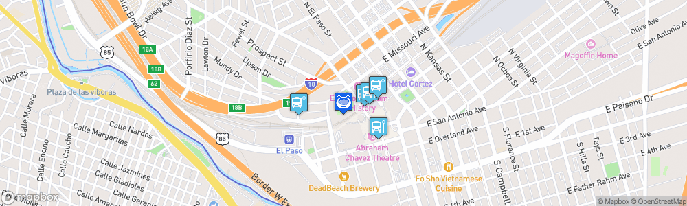 Static Map of Southwest University Park