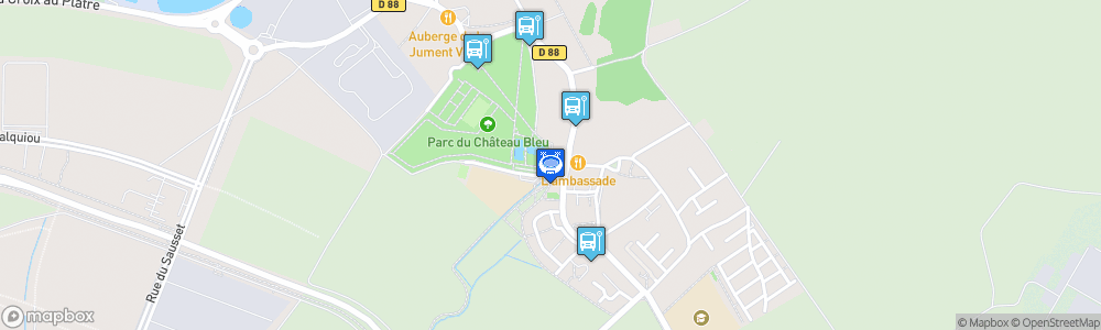 Static Map of Le Colisée, Tremblay-en-France