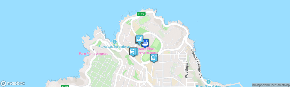 Static Map of Estadio Elías Figueroa Brander