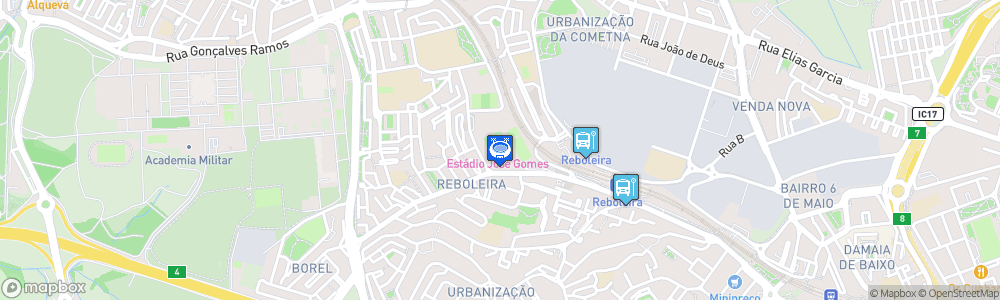 Static Map of Estádio José Gomes