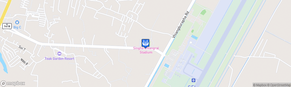 Static Map of Singha Stadium