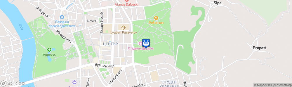 Static Map of Arena Arda Stadyumu