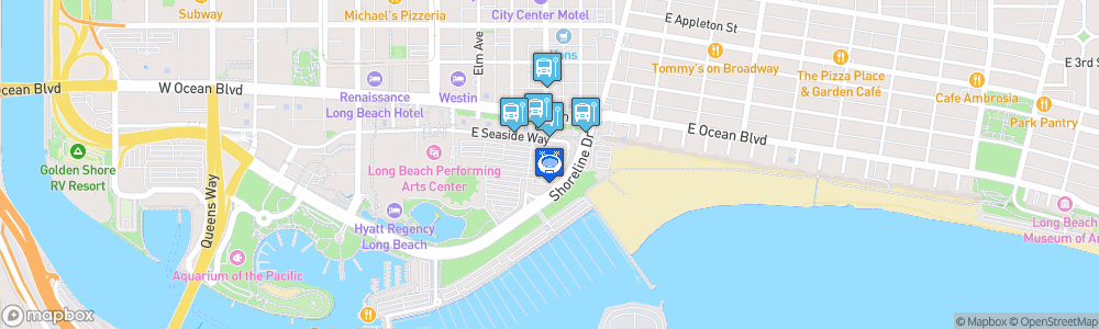 Static Map of Long Beach Street Circuit