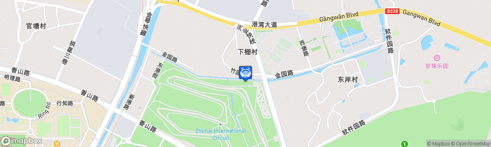 Static Map of Zhuhai International Circuit