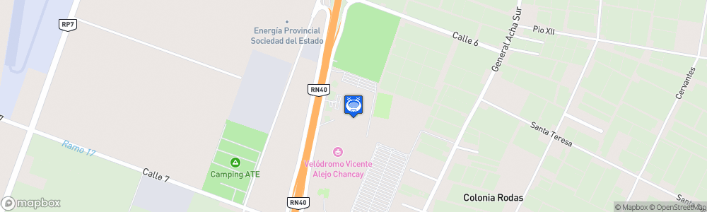 Static Map of Estadio del Bicentenario