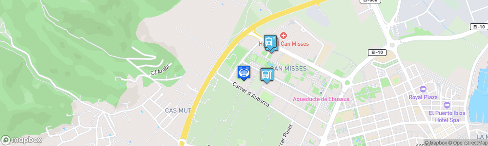 Static Map of Estadio Municipal de Can Misses