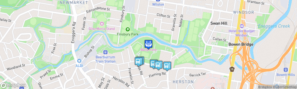 Static Map of Ballymore Stadium