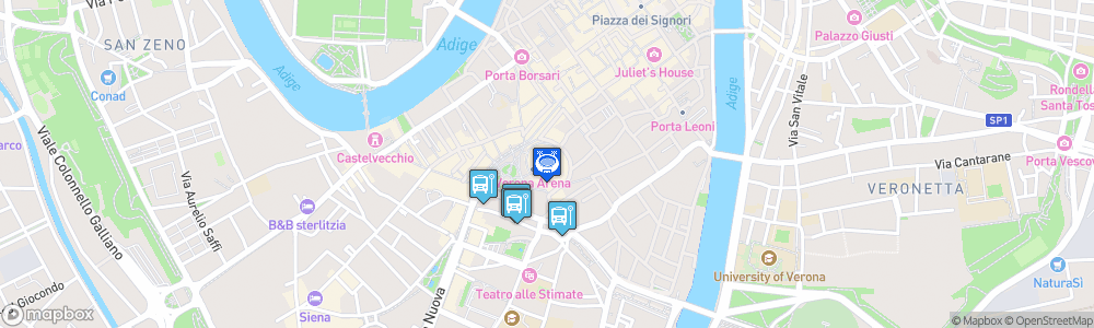 Static Map of Arena di Verona