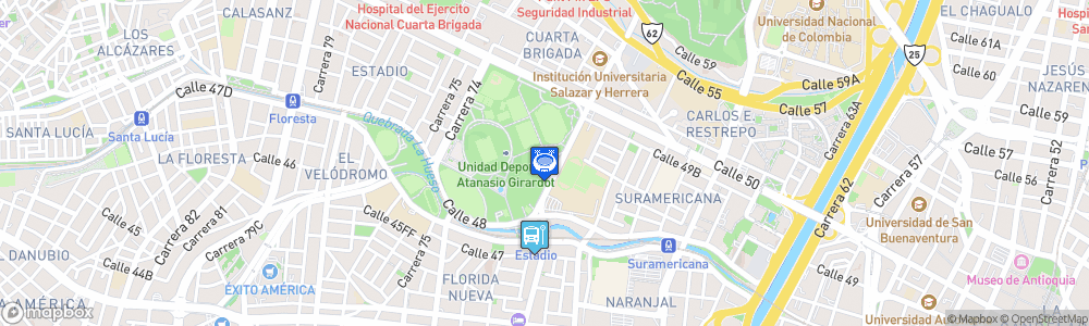 Static Map of Coliseo Cubierto Mayor