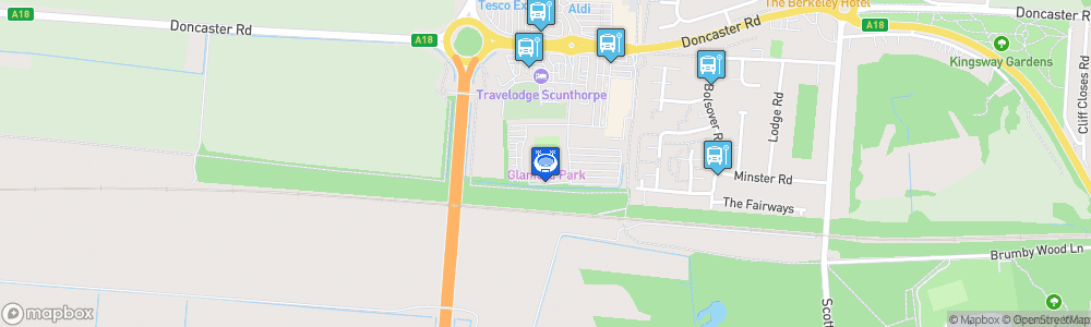 Static Map of Glanford Park