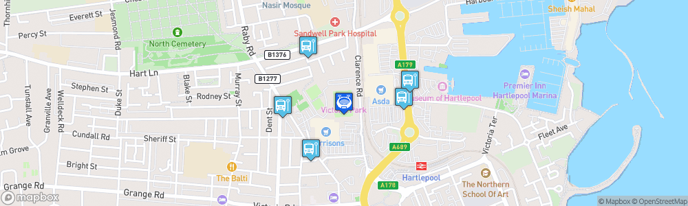 Static Map of Suit Direct Stadium