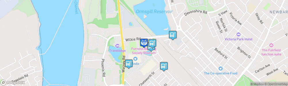 Static Map of Holker Street