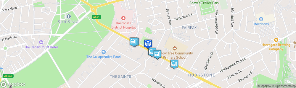 Static Map of Wetherby Road