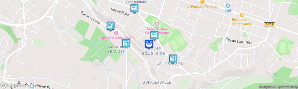 Static Map of Stade Camille-Lebon