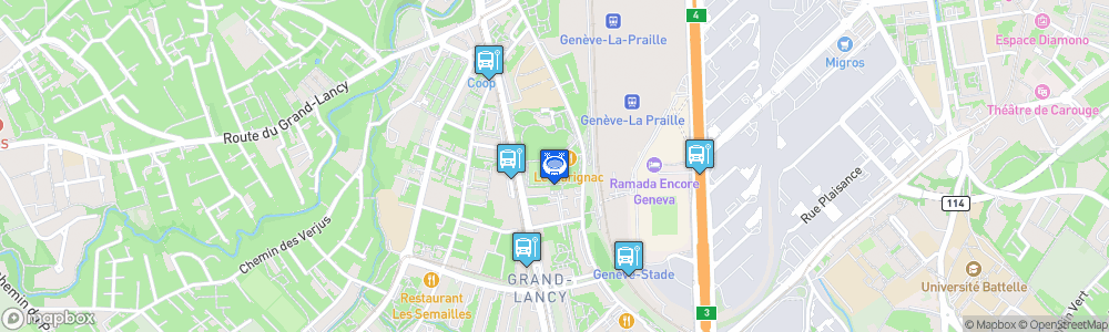 Static Map of Stade de Marignac