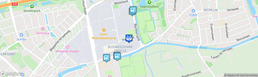 Static Map of Landstede Sportcentrum