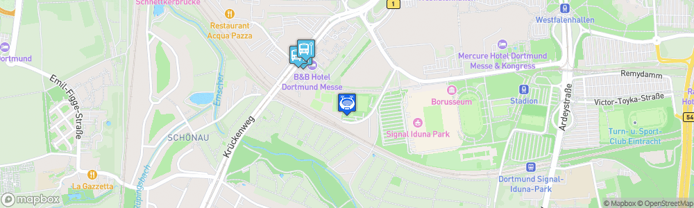 Static Map of Strobelallee Training Centre