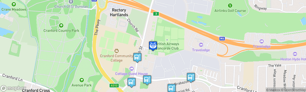 Static Map of QPR Training Center