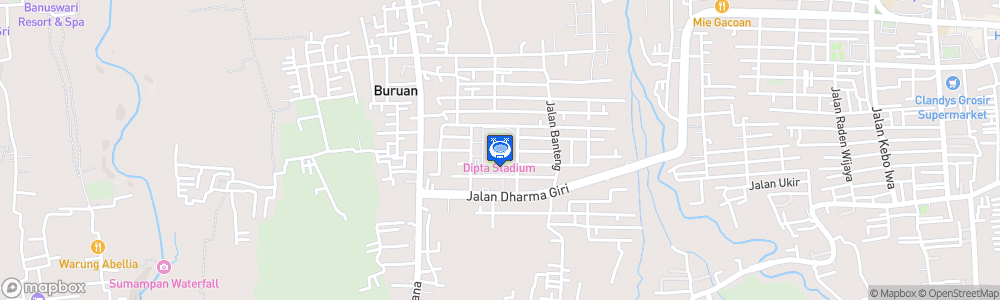 Static Map of Stadion Kapten I Wayan Dipta