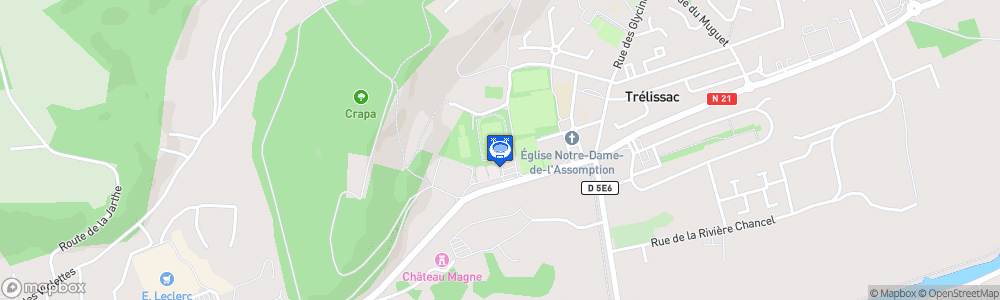 Static Map of Stade Firmin-Daudou