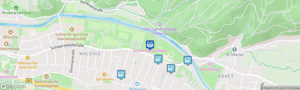 Static Map of Schwarzwald-Stadion