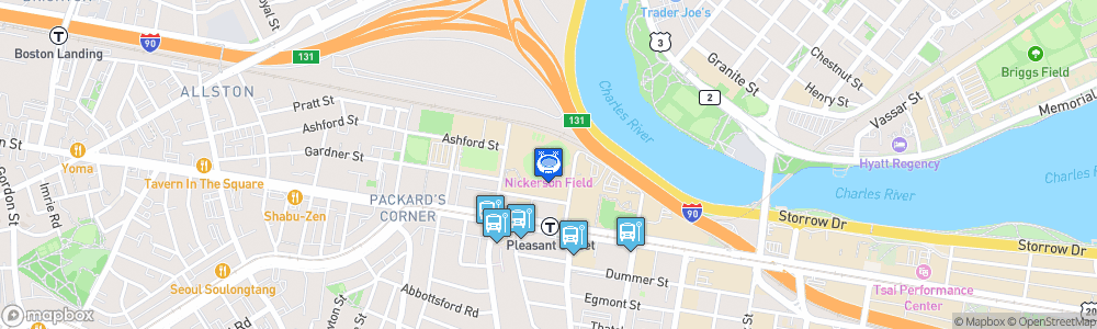 Static Map of Nickerson Field