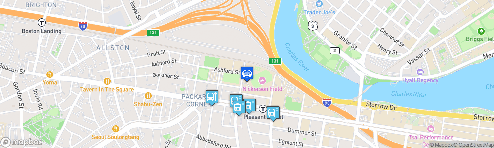 Static Map of Walter Brown Arena