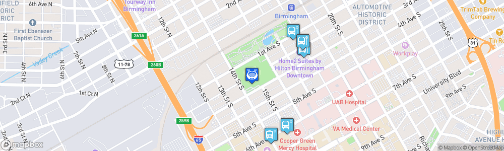 Static Map of Regions Field