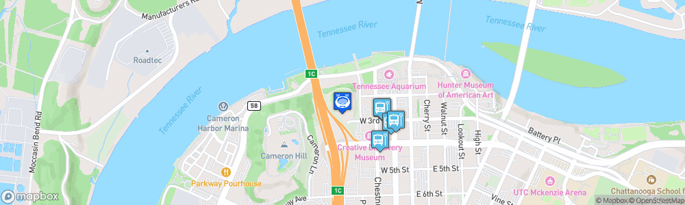 Static Map of AT&T Field