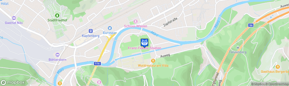Static Map of Franz Fekete Stadion