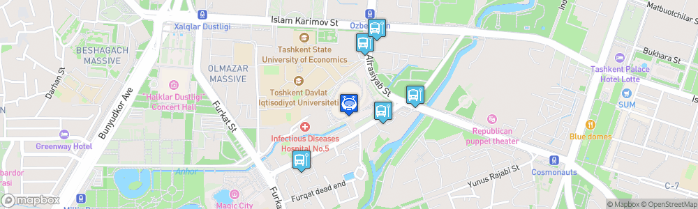 Static Map of Humo Arena