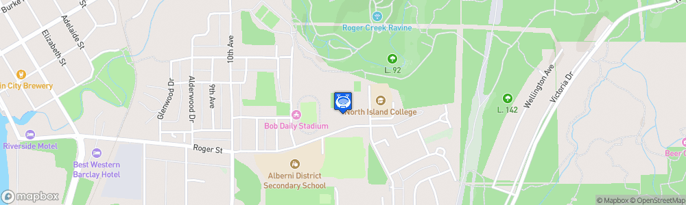 Static Map of Weyerhaeuser Arena